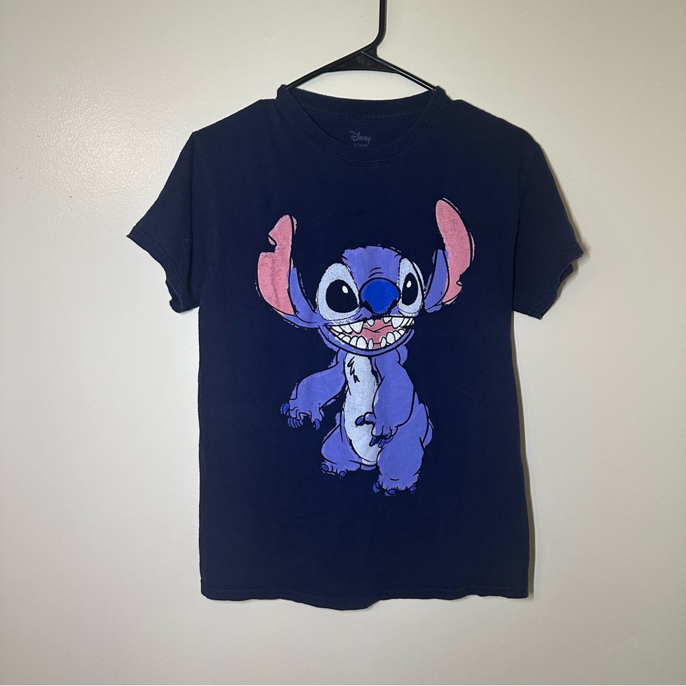 ⚫️Disney‎ Lilo and  Stitch Graphic Print T-Shirt Adult